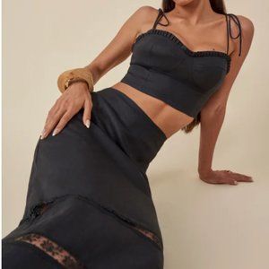 NWT REFORMATION RIMA Linen Two Piece Size 4